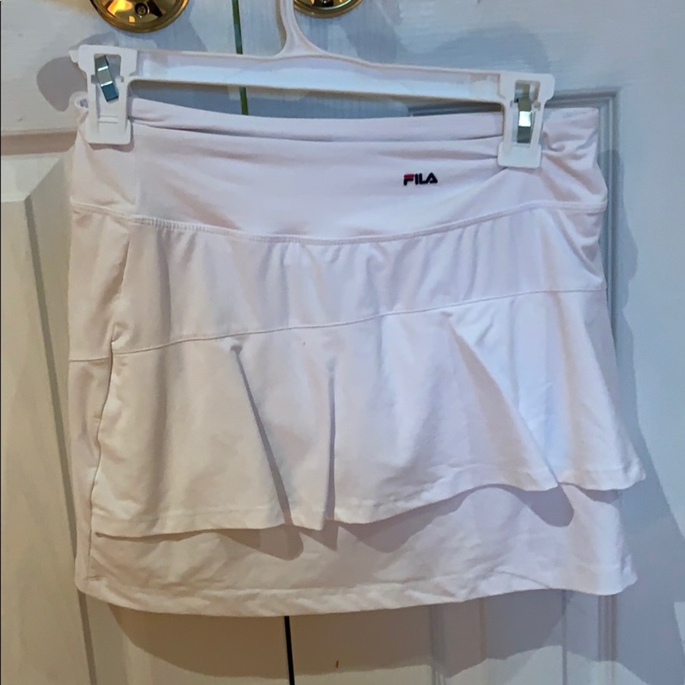 XS White Fila Tennis Skirt